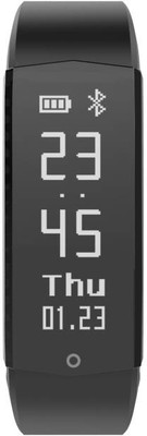 Lenovo HX06 Active Smartband(Black Strap, Size : Regular)