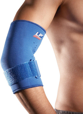 LP Support LP 723 TENNIS ELBOW SUPPORT (WITH STRAP) Elbow Support (L, Blue)