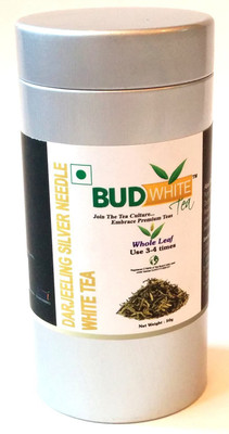 BudWhite Darjeeling Silver Needle White Tea - 50 G Loose Tin Unflavoured White Tea Plastic Bottle(50 g)
BudWhite Darjeeling Silver Needle White Tea - 50 G Loose Tin Unflavoured White Tea Plastic Bottle(50 g)