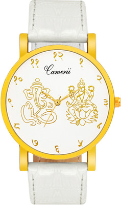 Camerii CWL852 Elegance White Godddess Ganesh and Lakshmi Dail Watch - For Women
Camerii CWL852 Elegance White Godddess Ganesh and Lakshmi Dail Watch - For Women