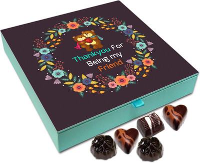 Chocholik Gift Box - Thankyou For Being My Friend Chocolate Box - 9pc Truffles(108 g)
Chocholik Gift Box - Thankyou For Being My Friend Chocolate Box - 9pc Truffles(108 g)