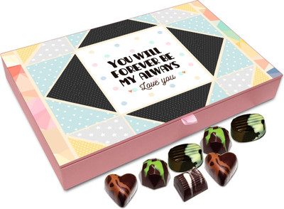 Chocholik Gift Box - You Will Forever Be Mine Always Chocolate Box - 12pc Truffles(144 g)
Chocholik Gift Box - You Will Forever Be Mine Always Chocolate Box - 12pc Truffles(144 g)