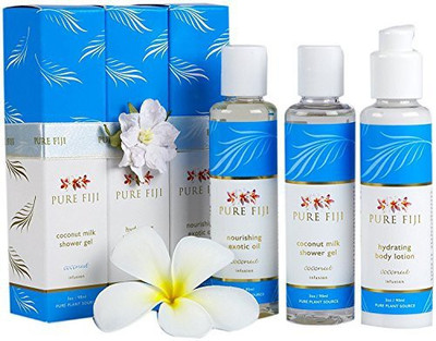 Pure Fiji Coconut 3Oz Pack Of 3(Set of 3)