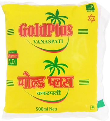 Gold Plus Vanaspati 500 ml Pouch
Gold Plus Vanaspati 500 ml Pouch