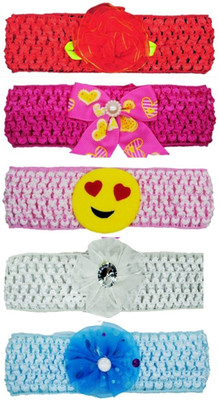Netboys Crochet Cutwork Flower Baby Headband ( Blue, Peach, Baby Pink, White, Pink ) 5 Pcs Set Head Band(Multicolor)
Netboys Crochet Cutwork Flower Baby Headband ( Blue, Peach, Baby Pink, White, Pink ) 5 Pcs Set Head Band(Multicolor)