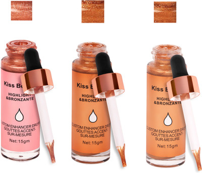 Kiss Beauty Face Illuminator Makeup Liquid Highlighter Contour Glow Shimmer Shiny Bronzer Long Lasting Highlighter(Glittering Charm)
Kiss Beauty Face Illuminator Makeup Liquid Highlighter Contour Glow Shimmer Shiny Bronzer Long Lasting Highlighter(Glittering Charm)