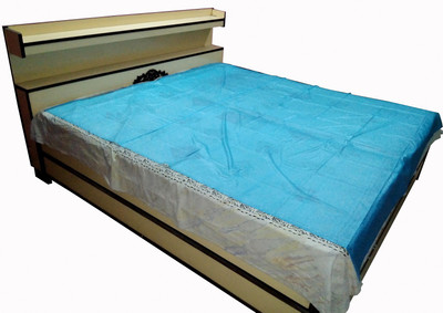 Deerosita Plastic Baby Bed Protecting Mat(Blue