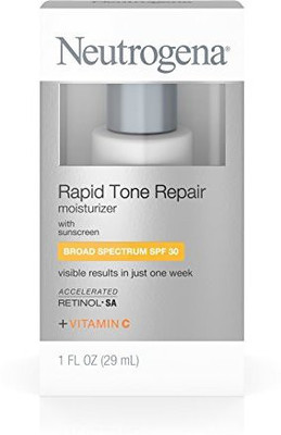 Neutrogena Rapid Tone Repair Moisturizer With Retinol Broad Spectrum Sunscreen Travel Size(29.58 ml)
Neutrogena Rapid Tone Repair Moisturizer With Retinol Broad Spectrum Sunscreen Travel Size(29.58 ml)