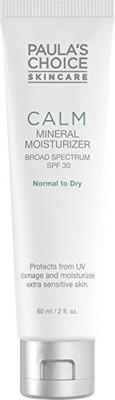 Paula's Choice Choice Calm Redness Relief Spf Mineral Moisturizer Broad Spectrum Sun Protection For Normal To Dry Sensitive Skin(60 ml)
Paula's Choice Choice Calm Redness Relief Spf Mineral Moisturizer Broad Spectrum Sun Protection For Normal To Dry Sensitive Skin(60 ml)
