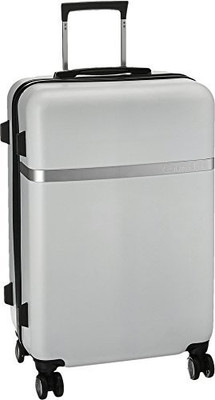 Calvin Klein Solid Hard Body Expandable Check-in Luggage - inch(White
