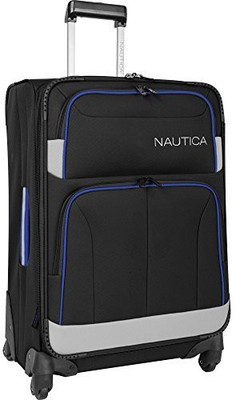 Nautica Solid Hard Body Expandable Check-in Luggage - inch(Black