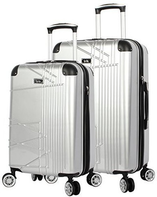 Nicole Miller Solid Hard Body Expandable Check-in Luggage - inch(Silver