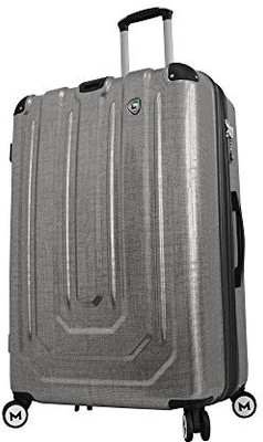 Mia Toro Solid Hard Body Expandable Check-in Luggage -  inch(Grey 
Mia Toro Solid Hard Body Expandable Check-in Luggage -  inch(Grey