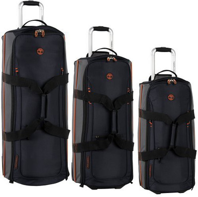 Timberland Solid Soft Body Expandable Check-in Luggage - inch(Black