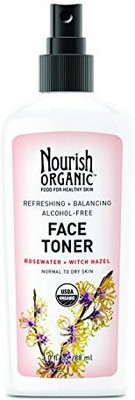 Nourish Organic Refreshing & Balancing Face Toner, 3 Ounce(88.73 ml)