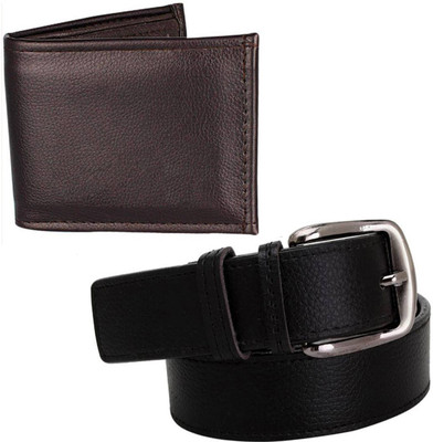 Elligator Belt, Wallet Combo(Black, Brown)