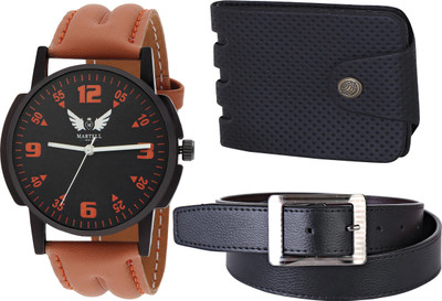 Martell Analog Watch Combo(Black)