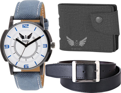 Martell Analog Watch Combo(White)