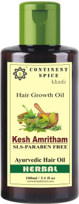 Continent Spice Khadi Kesh Amritham Herbal Hair Growth Oil - CS682005 Hair Oil(100)
Continent Spice Khadi Kesh Amritham Herbal Hair Growth Oil - CS682005 Hair Oil(100)