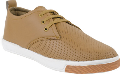 Vanni Obsession Casual Partywear Synthetic Sneaker Shoes For Men and Boys Party Wear For Men(Tan