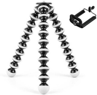 EStreet Gorilla Tripod 10" Fully Flexible Foldable Octopus Mini Tripod Stand Tripod Kit(Black, White, Supports Up to 2000 g)
EStreet Gorilla Tripod 10" Fully Flexible Foldable Octopus Mini Tripod Stand Tripod Kit(Black, White, Supports Up to 2000 g)