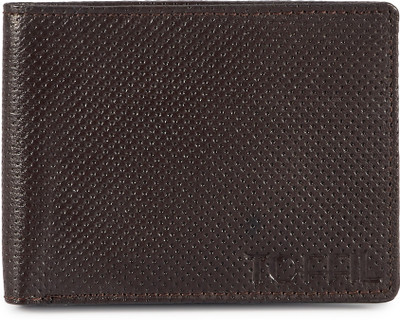 Toffil Men Brown Genuine Leather Wallet(6 Card Slots)