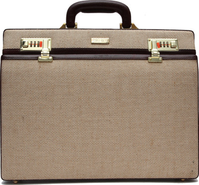 TRU BLU Briefcase Medium Briefcase - For Men(Crem colur Jute & Brown clour Leather)
TRU BLU Briefcase Medium Briefcase - For Men(Crem colur Jute & Brown clour Leather)
