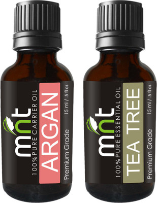MNT Combo Argan Cold Pressed Carrier Oil and Tea Tree Essential Oil (Each 15ML)(Set of 2)
MNT Combo Argan Cold Pressed Carrier Oil and Tea Tree Essential Oil (Each 15ML)(Set of 2)