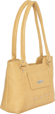 FD Fashion Women Shoulder Bag(Beige)