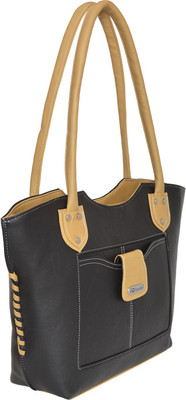 FD Fashion Women Shoulder Bag(Black, Beige), Beige;black