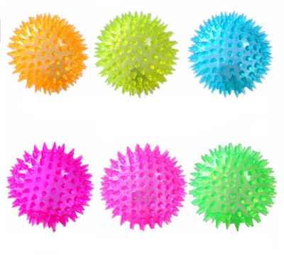 W9 LED Light-up Spike Squeaky Bouncy Ball for Puppy-Medium (Set of 6)-for Fetch I Sound Interaction I Play Rubber Ball, Squeaky Toy For Dog
W9 LED Light-up Spike Squeaky Bouncy Ball for Puppy-Medium (Set of 6)-for Fetch I Sound Interaction I Play Rubber Ball, Squeaky Toy For Dog
