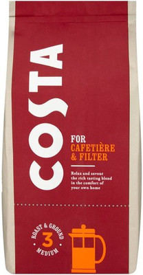 Costa Coffee Cafetiere & Fliter Coffee 200g Roast & Ground Coffee 200 g