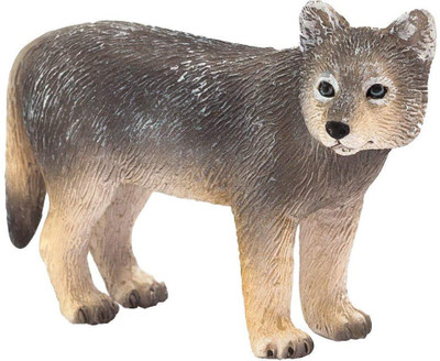 Sirius Toys MOJO Wolf Cub Toy Figure(Brown)