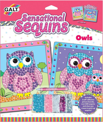 Galt Sensational Sequins Owls