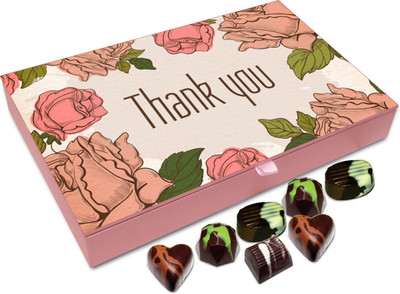 Chocholik Gift Box - Thankyou Chocolate Box - 12pc Truffles(144 g)