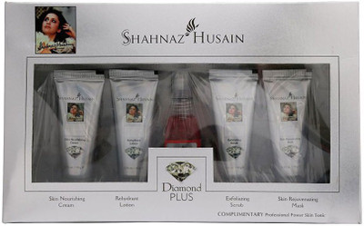 shahnaz DIAMOND SKIN REVIVAL KIT 10GX4 (DIAMOND NOURISHING CREAM, DIAMOND SCRUB, DIAMOND LOTION, DIAMOND REJUVENATING MASK) -PROFESSIONAL POWER SKIN TONIC 15 ML. 40 g(Set of 5)
shahnaz DIAMOND SKIN REVIVAL KIT 10GX4 (DIAMOND NOURISHING CREAM, DIAMOND SCRUB, DIAMOND LOTION, DIAMOND REJUVENATING MASK) -PROFESSIONAL POWER SKIN TONIC 15 ML. 40 g(Set of 5)