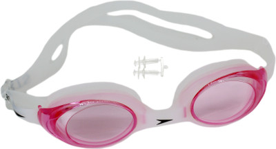 Neska Moda Adult Anti-Fog UV Protected Swimming Goggles(Pink)