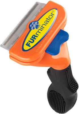 Furminator Medium Deshedding Tool Long Hair Shedding Blade for Dog