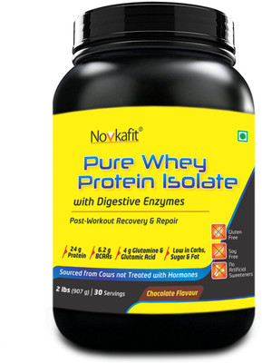 Novkafit Whey Protein Isolate with Digestive Enzymes Whey Protein(907 g, Chocolate, Vanilla)
Novkafit Whey Protein Isolate with Digestive Enzymes Whey Protein(907 g, Chocolate, Vanilla)
