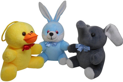 Natali Traders Soft Toys Combo - 15 cm(Multicolor)