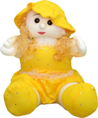 SHELBY Soft Toy teddy bear Rani - 35 cm(Yellow)