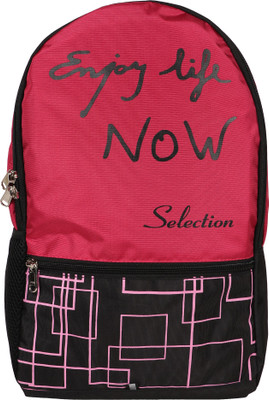 BEST SHOP school/college bright Pink backpack for girls 26 L Backpack(Pink)