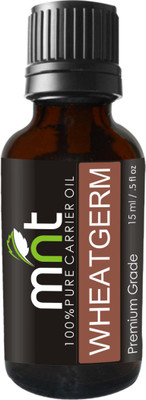 MNT Wheatgerm Carrier Oil (15ML) 100% Pure Natural & Therapeutic Grade & Aromatherapy for Hair Care and Skin Care(15 ml)