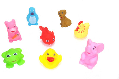 TALKING GANESHA Baby Swimming 8 Pcs Sounding Bath Toy Bath Toy(Multicolor)
