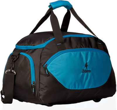 Istorm IS-343 Travel Duffel Bag(Blue, Black), Black;blue