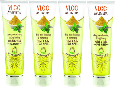 VLCC Ayurveda Deep pore cleansing & Brightening Haldi & Tulsi face wash 100ml(pack of 4) Face Wash(400 ml)
VLCC Ayurveda Deep pore cleansing & Brightening Haldi & Tulsi face wash 100ml(pack of 4) Face Wash(400 ml)
