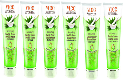 VLCC Ayurveda Skin Purifying Double power double neem face wash 50ml(Pack of 6) Face Wash(300 ml)
VLCC Ayurveda Skin Purifying Double power double neem face wash 50ml(Pack of 6) Face Wash(300 ml)