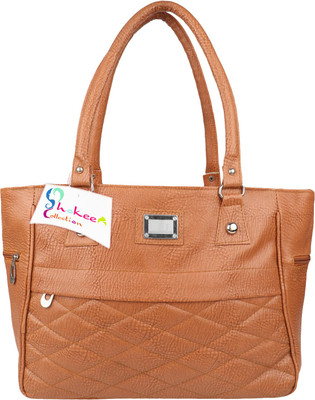 Shokeen Collection Hand-held Bag(Brown)