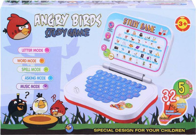 K Dudes Smart Educational ABC and 123 Learning Kids Laptop Colours- Green & Blue (Shipped Randomly) Dudes-07(Multicolor)