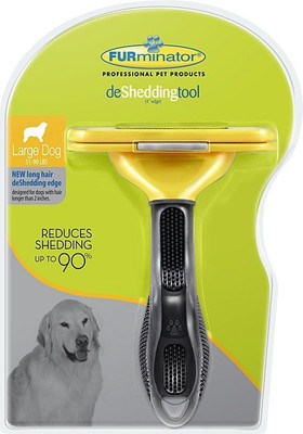 Furminator Large Tool for Long Hair Shedding Blade for Dog